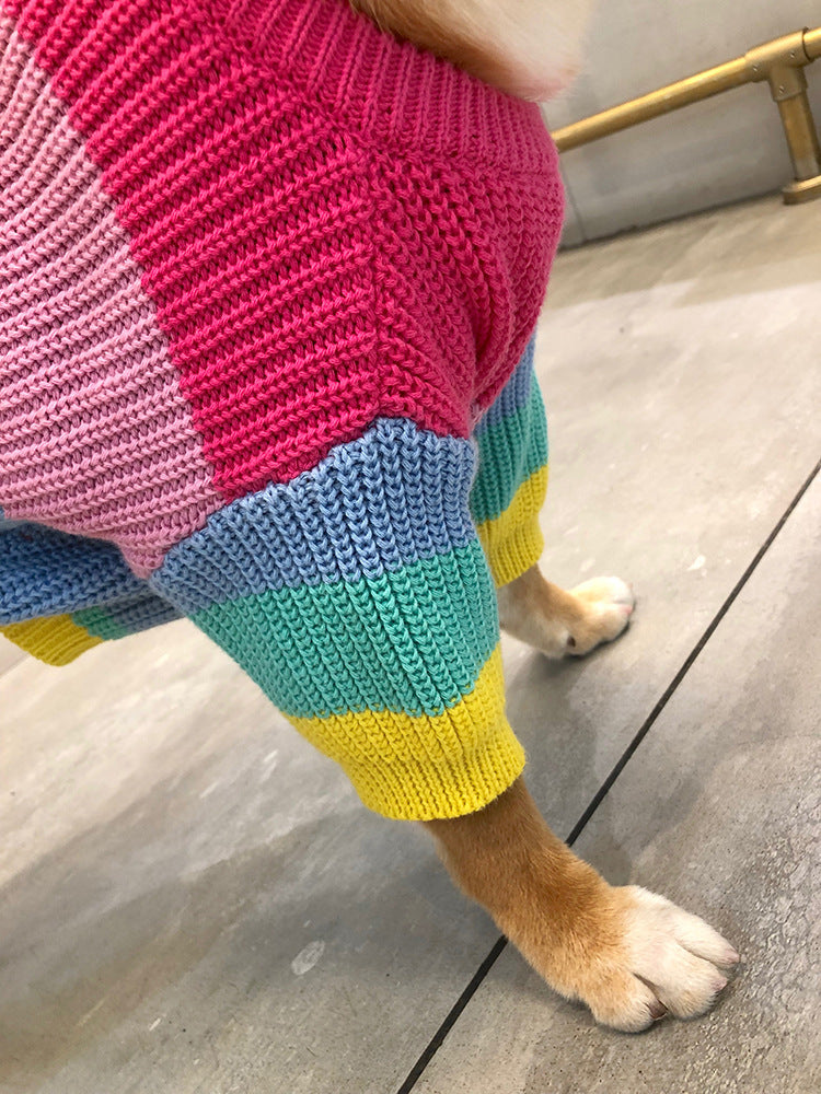 RAINBOW - Half Sleeve Sweater