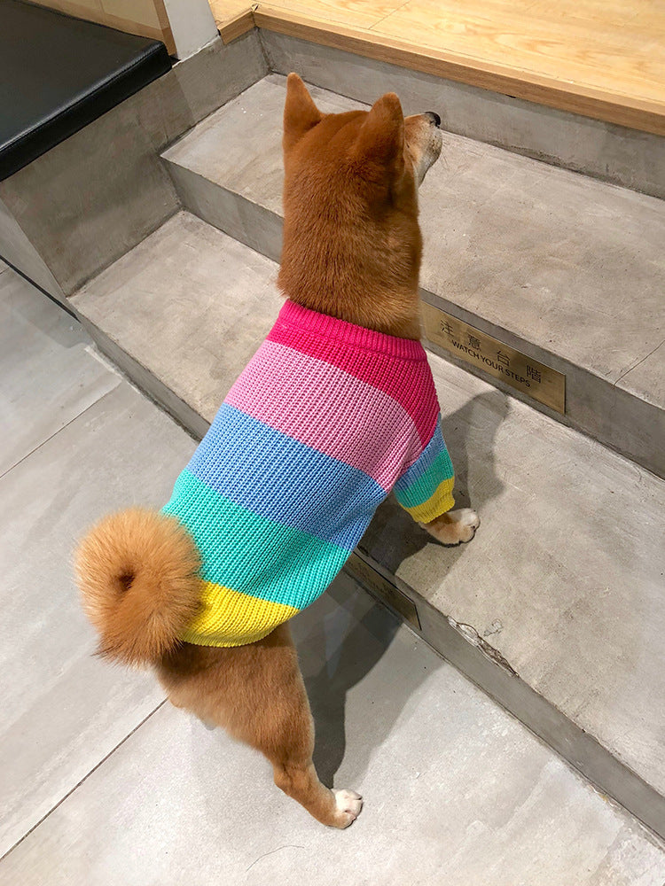 RAINBOW - Half Sleeve Sweater